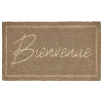 Paillasson bienvenue marron coco 73x43x73cm