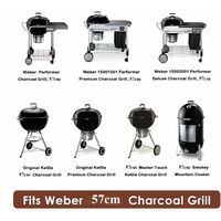 Holzkohlekörbe Char-Basket für Weber 57cm Holzkohlegrill 8835 Ersatz Grillrost 