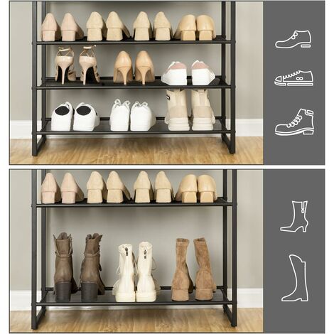 10 Tiers Shoe Rack, Large Capacity Shoe Organizer, Shoe Shelf for