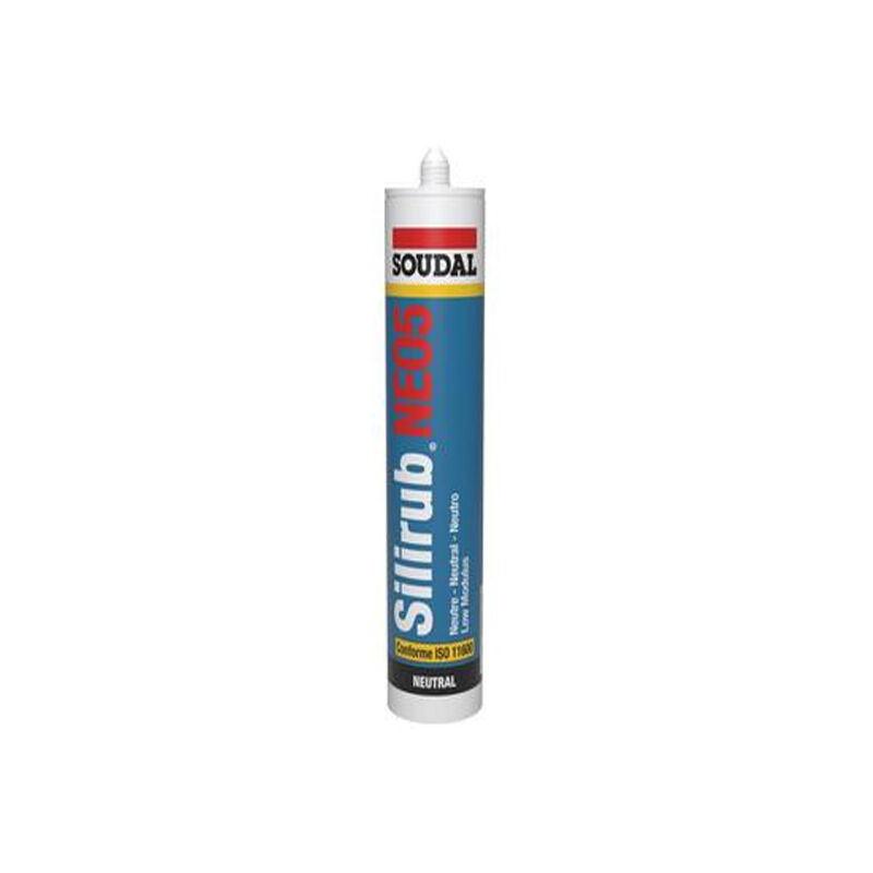 Mastic silicone SILIRUB NEO5 chêne doré cartouche 300ml - SOUDAL - 120642