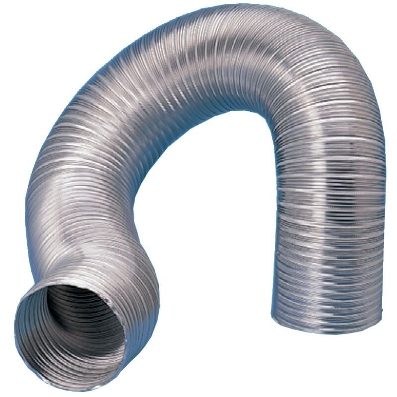 Gaine aluminium isolée semi-rigide long 3.00 m du 125 au 160 mm