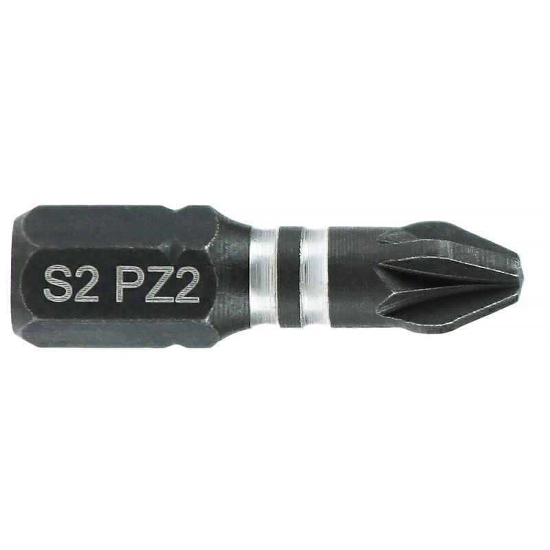 Coffret de 25 Embouts de Vissage PZ2 25mm pour Perceuse-Visseuse