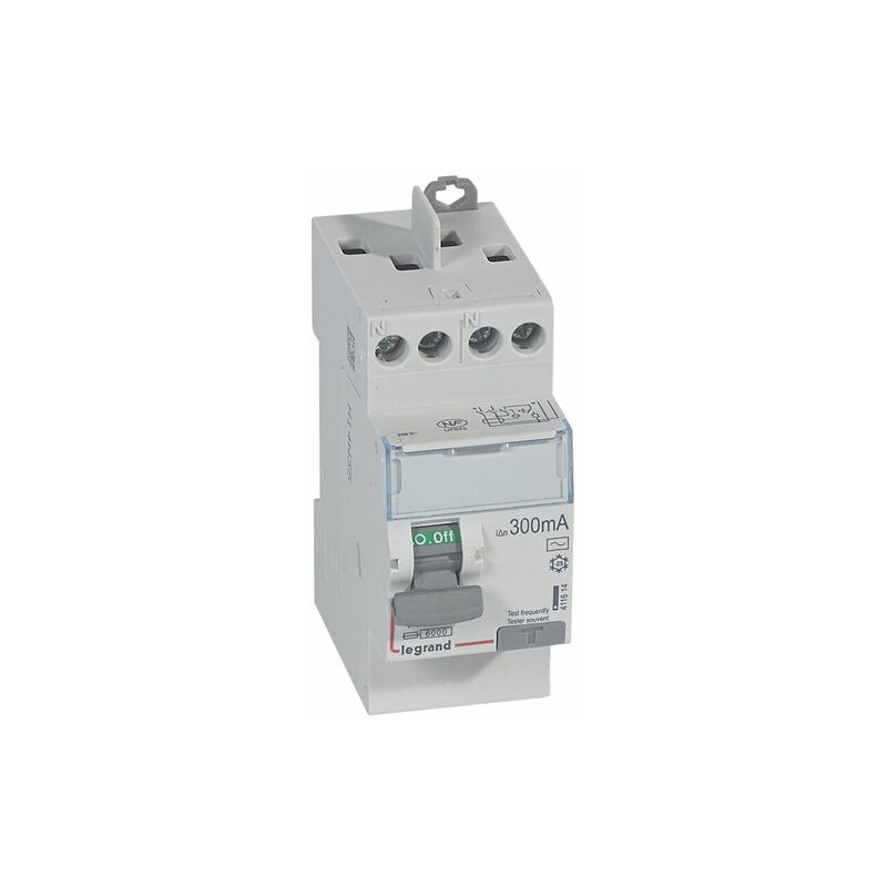 Interrupteur différentiel DX³-ID 2P 230V 40A type AC 300mA - LEGRAND - 411614