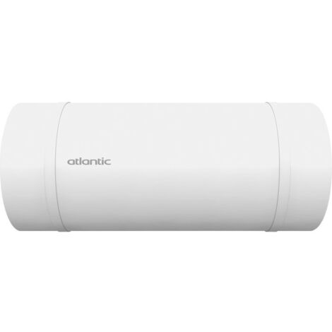 Atlantic – Chauffe-eau à accumulation 150L horizontal mural – Résistance blindée – Installation facilitée – Raccordement côté Ø56cm