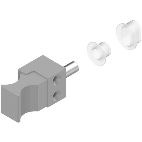 Verrou de condamnation longueur 19,5mm gris aluminium RAL9006 - LA CROISEE DS - DS6219-007