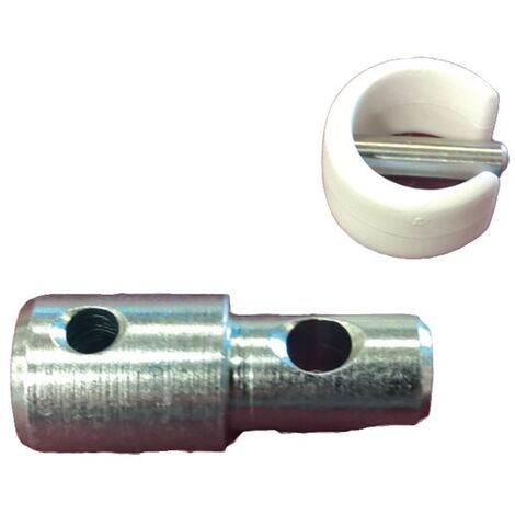 Enrouleur manuel pour volet roulant – Kit d'adaptation manivelle pour tube 13mm et cardan 12mm – Fixation clip – 1490200K – Cherubini