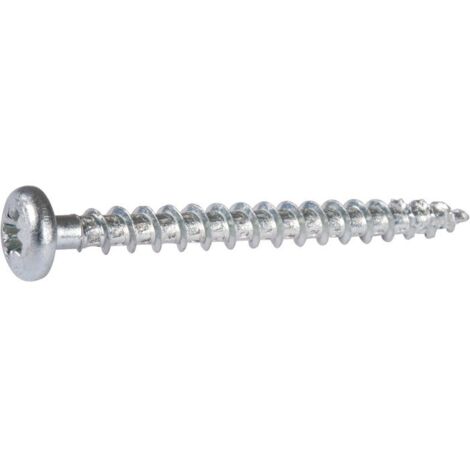 Vis agglo - Spax - Tête ronde - PZ - Acier zingué - 5 x 30 mm - Boîte de 500