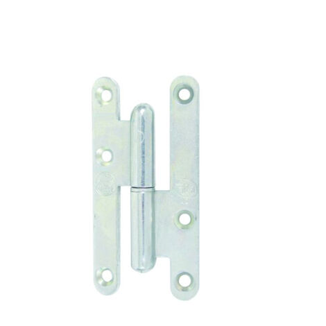 Paumelle droite bois LOUTRE SEDAN 110x50 mm bouts ronds zingué - JARDINIER MASSARD - J530220