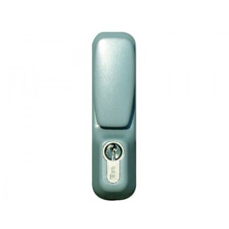 Module extérieur à bouton et demi-cylindre pour antipanique IDEA – Argent – Conforme aux normes antipaniques – Pour évacuation rapide – Is&Eacute