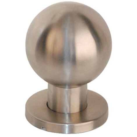 Bouton de porte fixe rond inox D65 - CADAP - 186-72S (1/2)