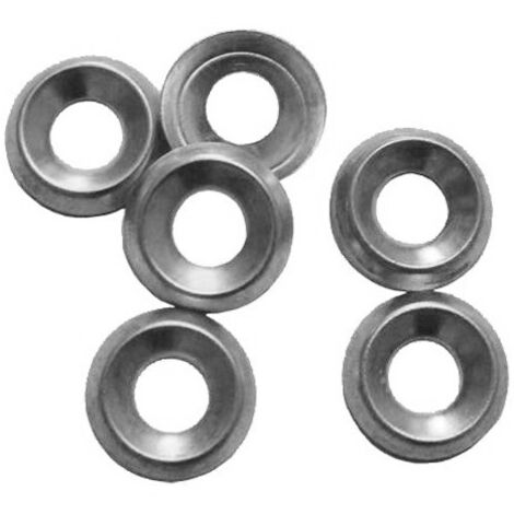 Cuvette de vis n°6 laiton nickelé pour vis de 5 à 5,5mm boîte de 100 - GUITEL - CVL006S12E