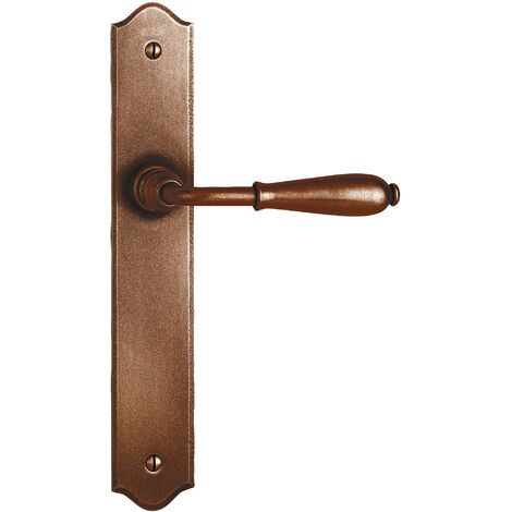 Ensemble double béquille sur plaque NEVERS fer rouillé bec de cane - BOUVET - 94866