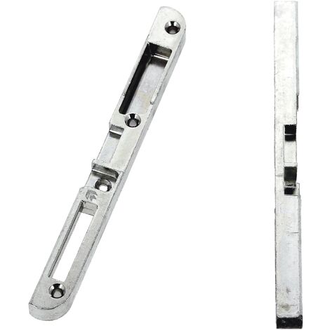 Ferco – Gâche centrale TRIMATIC à défoncer gauche – Pour crémones-serrures GU EUROPA R2 – Métal durable – Dimensions 190x18x13mm - E-13742-00-L-1