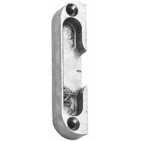 Ferco – Gâche galet à défoncer pour menuiserie bois 85mm – Finition zinguée – Résistance à la rouille – Compatible fraise 25mm - E-15861-00-0-1