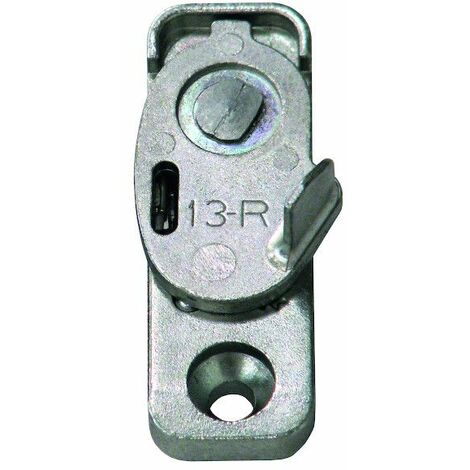 Ferco – Gâche anti-fausse manœuvre zamak 13mm pour battants PVC – Sécurise portes et fenêtres oscillo-battantes – Finition ferGUard