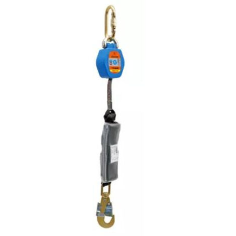Antichute Blocfor 1.8A ESD 150 kg – Système à rappel automatique – Connecteur M10 en acier – Pour chantiers humides et espaces confinés – Tractel - M10-47