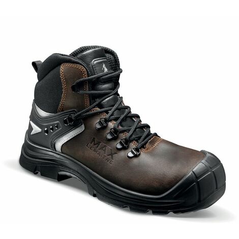 Chaussures de sécurité haute en cuir MAX UK S3 SRC marron 2.0 P48 - LEMAITRE SECURITE - MAUBS30BN.48