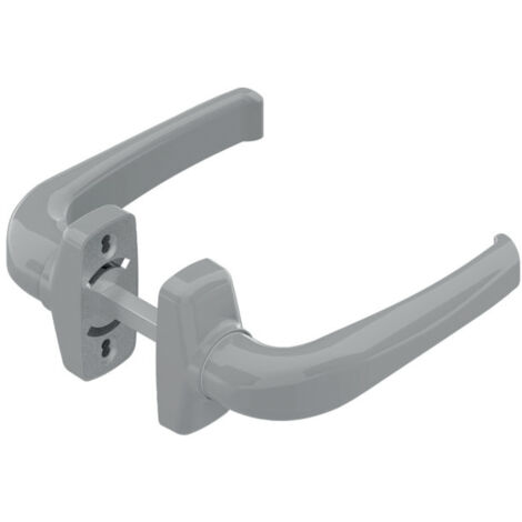 La Croisée DS Crystal béquille double aluminium argent