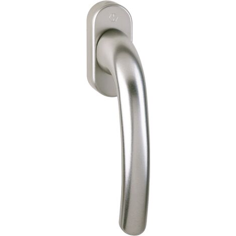 Hoppe – Poignée de fenêtre inox aluminium anodisé – Conçue pour fenêtres oscillo-battantes – Mécanisme intégré pour mouvement fluide – Installation rapide