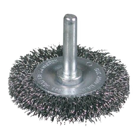 Brosse métallique ronde à fils ondulés en acier 75mm - OSBORN - 7003600421