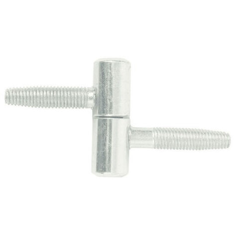 Fiche à visser standard 35x13mm acier zingué blanc – Résistance à l'humidité – Compatible portes et fenêtres – Installation facile – Jardinier Massard