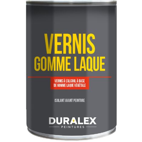 Vernis à l'alcool pour bois dur – Finition brillante – Séchage rapide 15-20 min – Rendement 12-14 m²/L – 118100112 – Duralex (1/2)