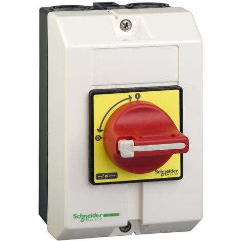 Schneider Electric – Interrupteur sectionneur pour tableau électrique 3P 32 A – Indice de protection IP65 – Applications moteur jusqu'à 15 kW – VCF2GE - VCF 3 P