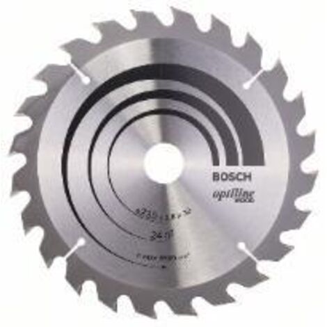Lame de scie ciruclaire Bosch Optiline Wood 235x2,8x30 24Z - 2608640725 (1/10)