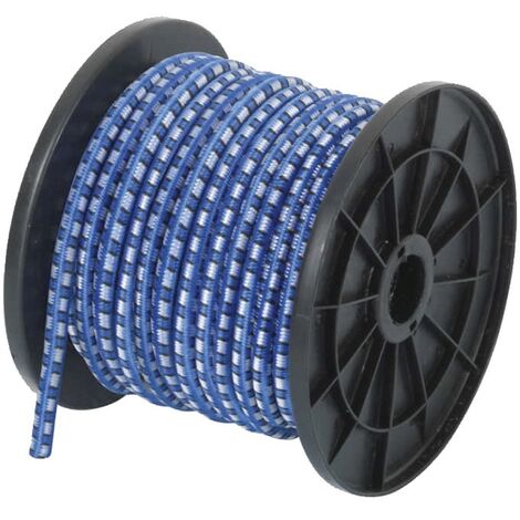 Sandow polypropylène 8mm en bobine de 100m standrard noir - CORDERIES TOURNONAISES - 55/1446