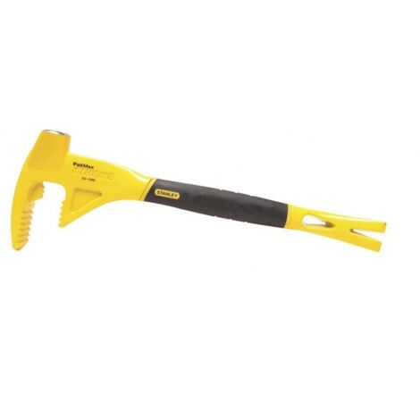 Stanley – Marteau multifonctions 450mm – Acier forgé pour démolition et montage – Griffe affûtée pour extraction de clous – Surface traitée anti-éclats (1/5)