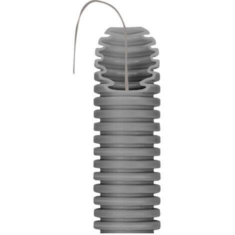 Conduit cintrable ICTA avec tire fils gris foncé diamètre 20mm GEWISS DX20520R