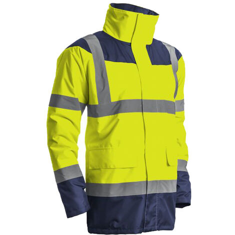 Parka hiver haute visibilité de travail - COVERGUARD - KETA (taille au choix) Jaune L