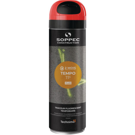 Traceur Soppec Rouge Marquage Fluorescent Longue Durée - Soppec