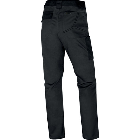 Pantalon de travail multipoches tissu Canvas Noir | 1425 BASALTE - LMA
