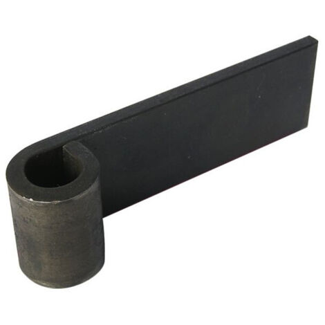 Nœud droit à souder acier brut 16x100mm – Fixation solide pour structures métalliques – Soudure directe – T446010 (1/2)