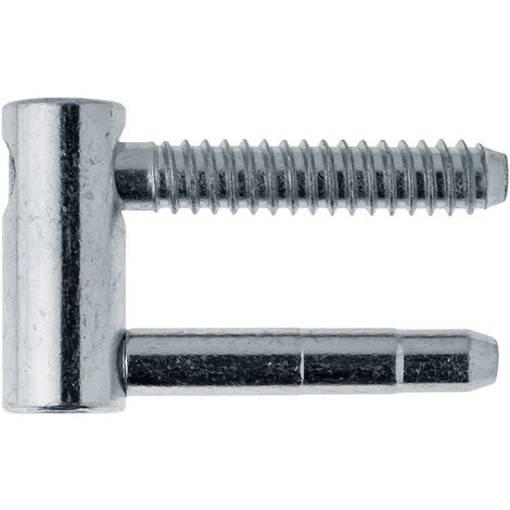 Fiche Exacta à deux tiges diamètre 13mm – Finition zinguée – Réglage en trois dimensions pour bois dur – Poids maximum 80 kg – Otlav - CF495130H502