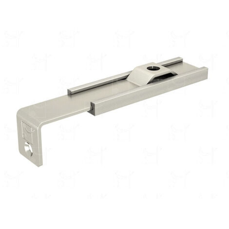 Platine d'angle à visser en extrémité pour porte SAF - MANTION - 11036L-1