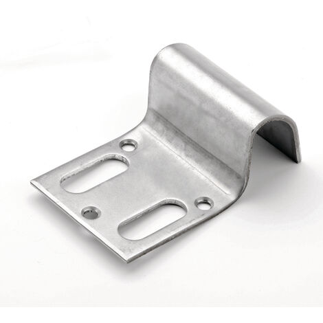 Sabot à visser 90 x 95 mm zingué pour portail – Acier durable – Installation rapide – 540903 – Mermier