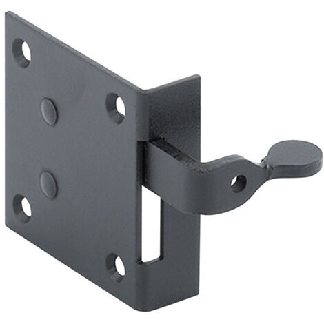 Loqueteau pour meuble en acier noir 176mm – Finition élégante – Pour volets intérieurs – 176D – Couillet