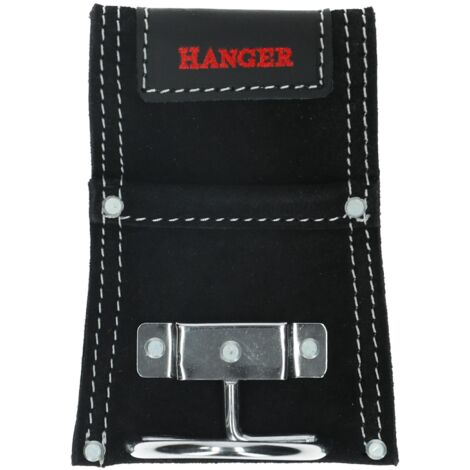 Hanger 510015 porte marteau marron en cuir daim (1/2)