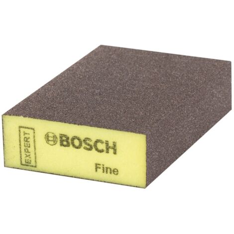 Éponge abrasive pavé Expert 69x97x26mm fin expert pour ponçage en mousse - BOSCH - 2608901170