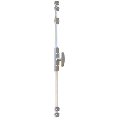 Crémone 1 bouton zamak – Mécanisme de pêne verrouillage 7 mm – Pour espaces confinés – Résistante aux variations climatiques – 1BZK – Map Massard