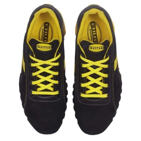 Chaussures de sécurité basses GLOVE II LOW S3 SRA HRO noir/jaune P43 - DIADORA SPA - 701.170235