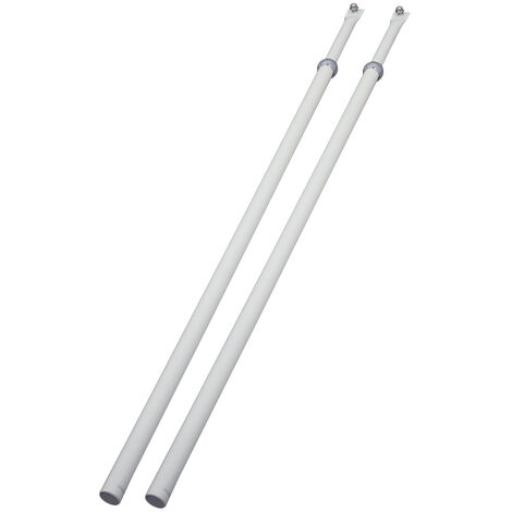 Jeu de tringles pour serrure série 600 à 632 CR et 63MC blanc RAL9010 - HERACLES - Y8-1005630TGB