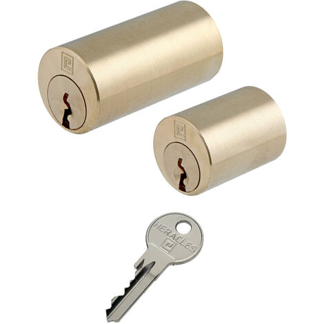 Jeu de cylindres 5 goupilles 5G pour serrure série MX4500 double entrée varié 30x60mm - HERACLES - C5-C833760