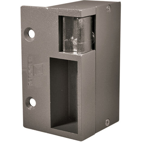 Gâche à rupture en applique droite 90mm 12V DC + varistance - HERACLES - 10151D