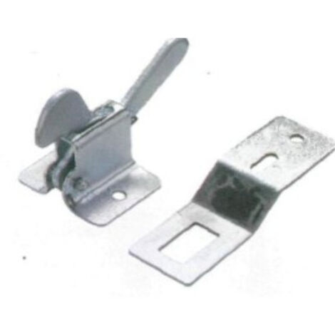 Loqueteau de placard cocotte acier zingué avec gâche VACHETTE LOQCOTF05 (1/5)