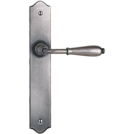 Ensemble double béquille sur plaque étroite NEVERS fer cémenté Clé I - BOUVET - ES69ID2432