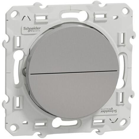 Schneider Electric Odace Interrupteur aluminium pour volets roulants