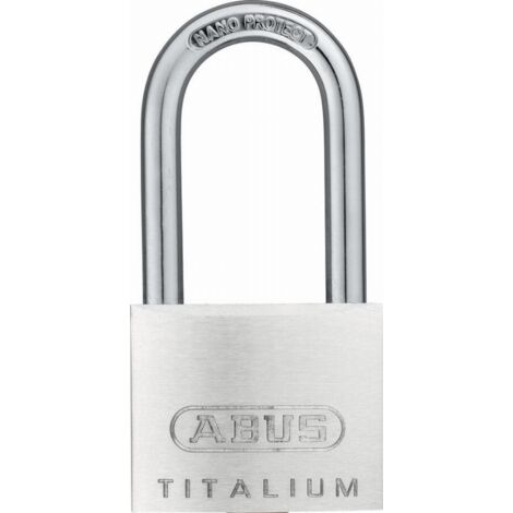 Abus TITALIUM 64TI cadenas gris sécurisé léger